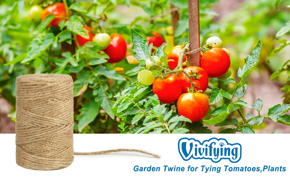 natural garden twine for vegetables