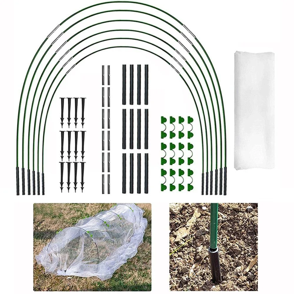 bird netting ground anchor installation
