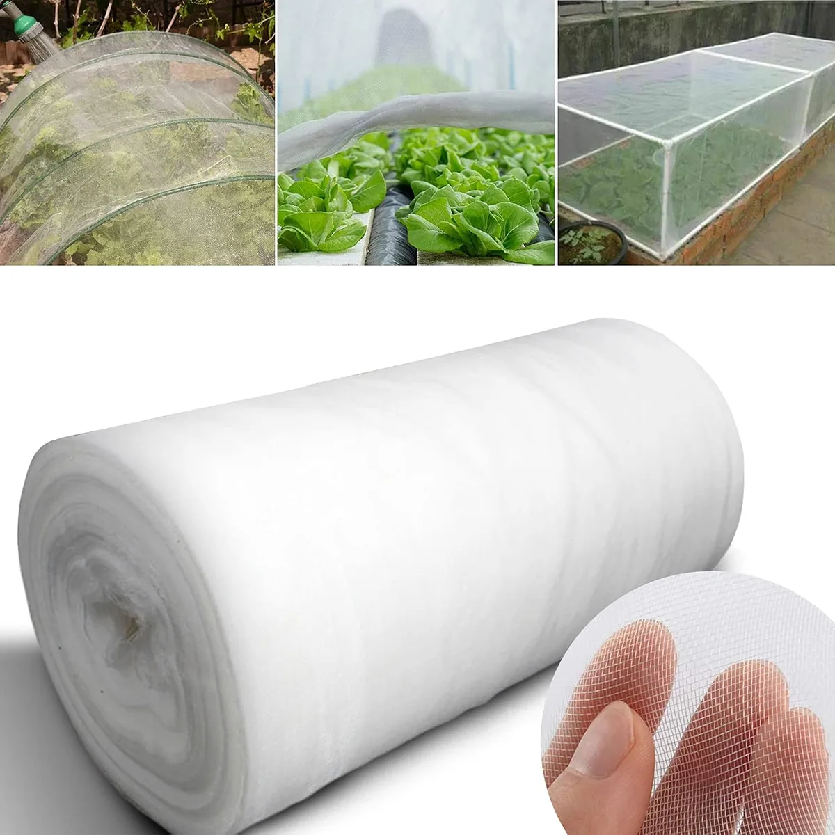 how to protect vegetables with netting