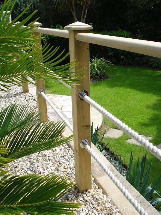 how to use garden rope for decking