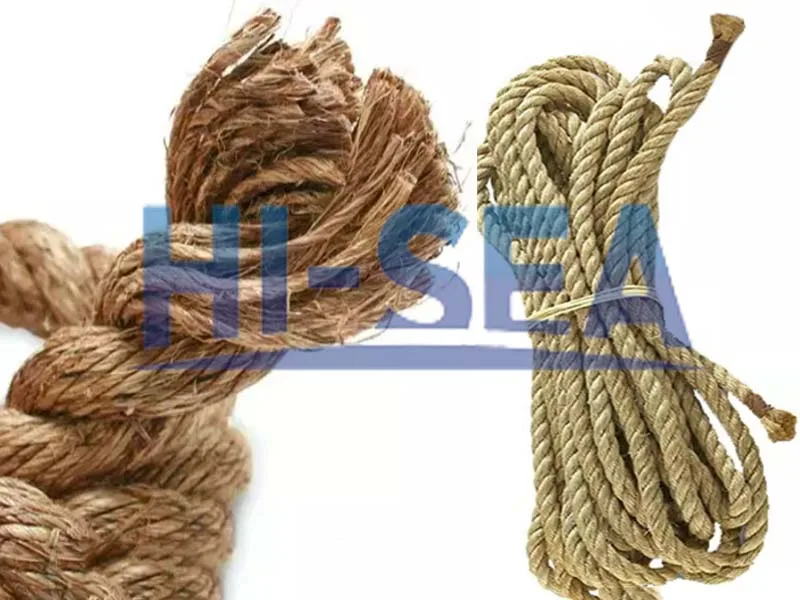 jute sisal manila rope comparison