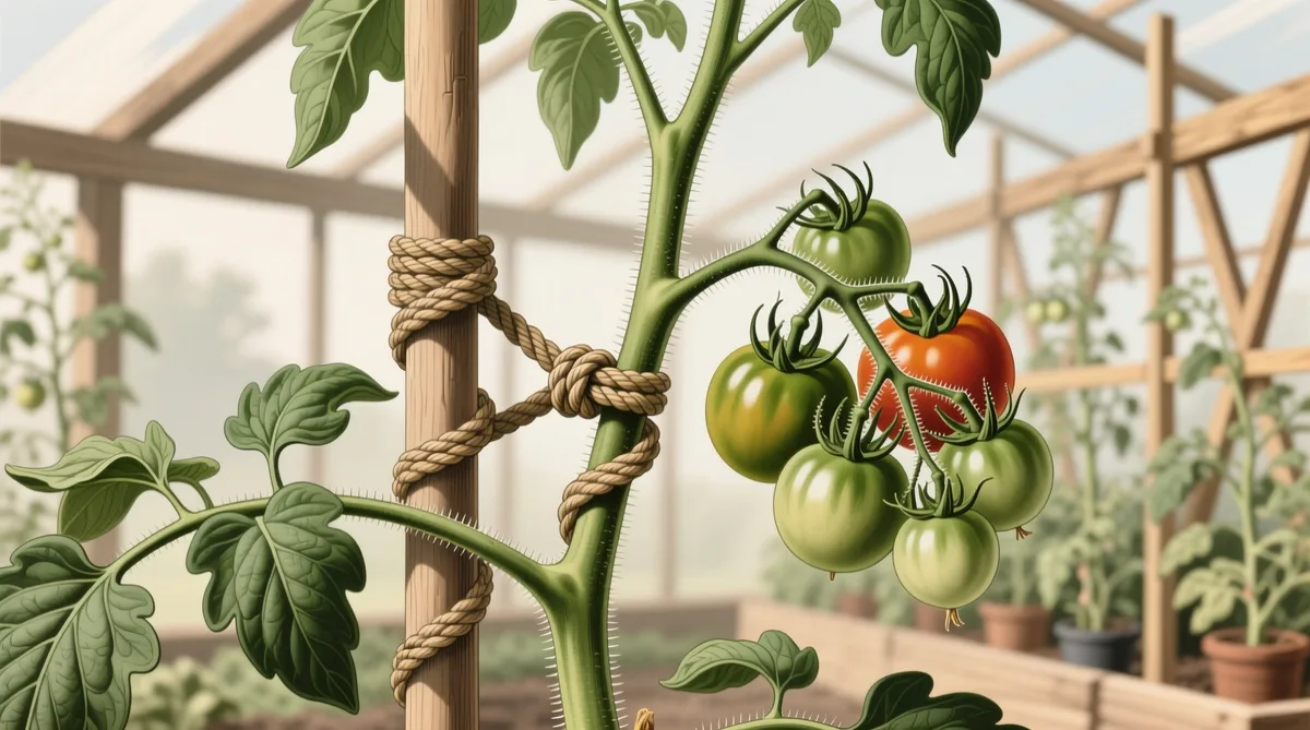 plant stem girdling twine